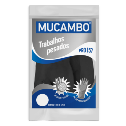LUVA LATEX ANTIDER PRO 157 08 G PTA MUCAMBO