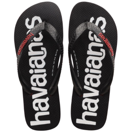 HAVAIANAS TOP LOGOMANIA2 VERMELHO HIBISCO 43/4 1UN