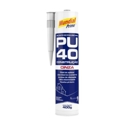 SELANTE DE POLIURETANO PU40 400GR MP CINZA