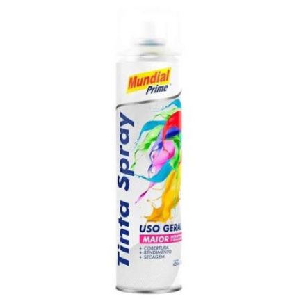 TINTA SPRAY 400ML MUNDIAL PRIME UG VERNIZ