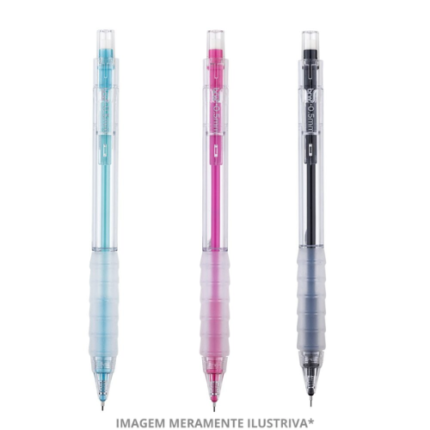 LAPISEIRA PLÁSTICA 0,5MM SOFT GRIP