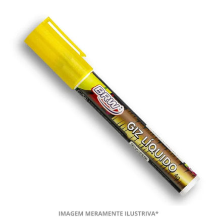 GIZ LÍQUIDO 6MM - AMARELO 4GR