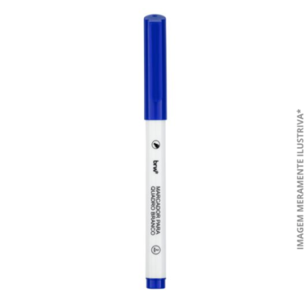 MARCADOR QUADRO BRANCO SLIM AZUL