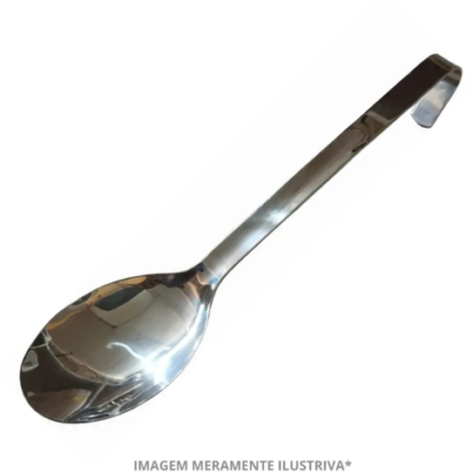 COLHER DE INOX INTEIRICO  P/ARROZ