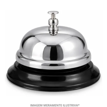 CAMPAINHA DE INOX 10CM