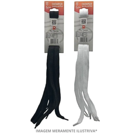 CADARCOS DE POLIESTER PRETO OU BRANCO 120 CM
