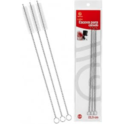 ESCOVA PARA CANUDO C/3 UNIDADES 22,5 CM