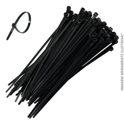 ABRAÇADEIRA DE NYLON PRETO C/ 100 3,6X400MM