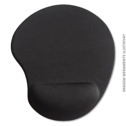 MOUSE PAD DE BORRACHA COM ALMOFADA