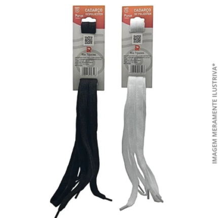 CADARCOS DE POLIESTER PRETO OU BRANCO 120CM