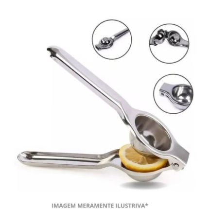 ESPREMEDOR DE LIMAO INOX 21 CM
