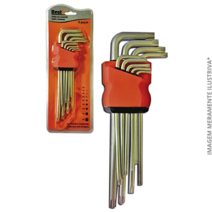 BF JG CHAVE TORX MEDIA 9PCS AC COM GUIA