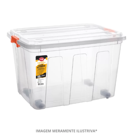 CAIXA ORGANIZADORA 56L TRANSP