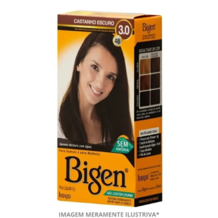 TINTURA BIGEN PO 48 CASTANHO ESCURO 1UN
