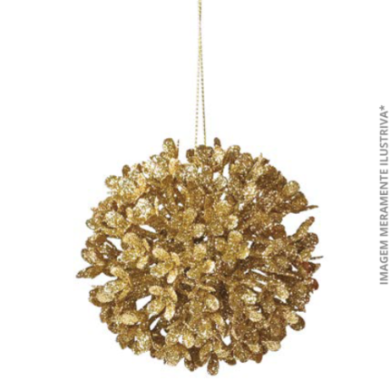 BOLA FLORES GLITTER SOR
