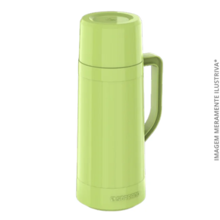 GARRAFA TERMICA TOPAZIO 1L PISTACHE TROPICAL