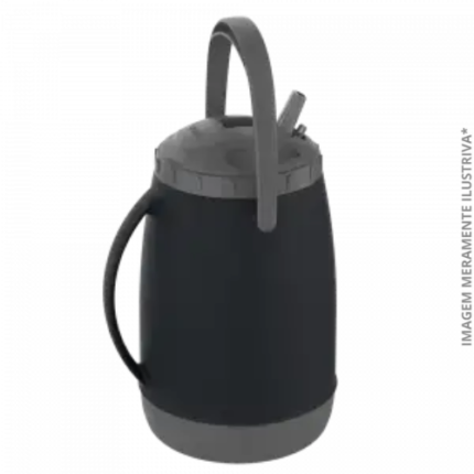 RECIPIENTE ISOTERMICO ATACAMA 2,5L PRETO