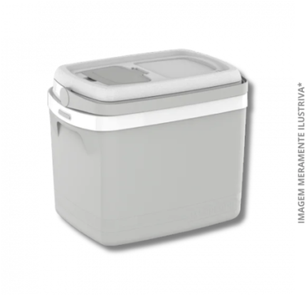 CAIXA TERMICA 32L CINZA