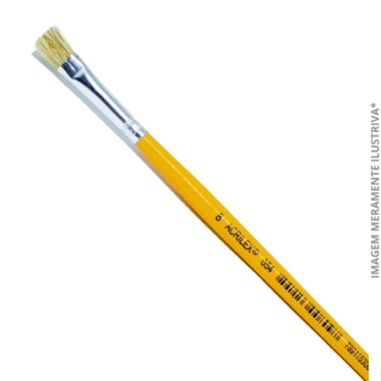 PINCEL ESC 08 PLAST AMAR CHATO NUMERO 8