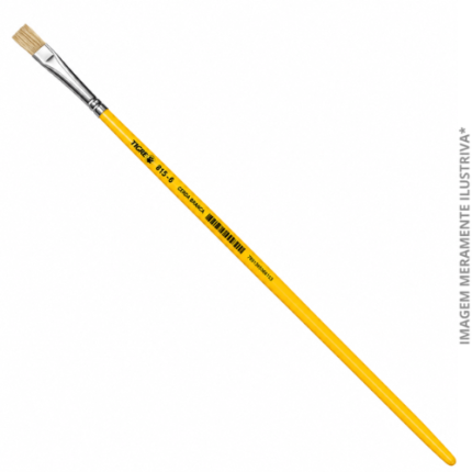 PINCEL ESC 06 PLAST AMAR CHATO NUMERO 6