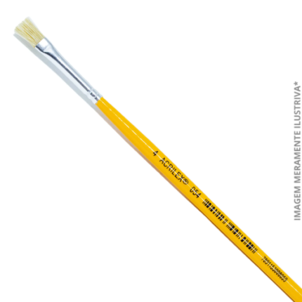 PINCEL ESC 04 PLAST AMAR CHATO NUMERO 4