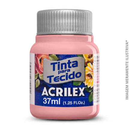 TINTA TECIDO FOSCA/37ML ROSE