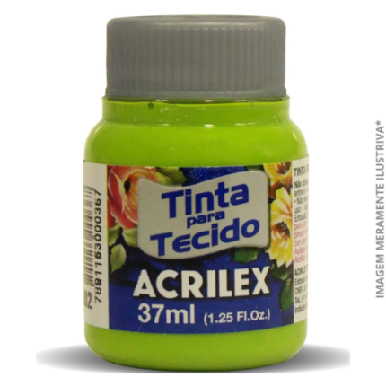 TINTA TECIDO FOSCA/37ML VERDE MACA