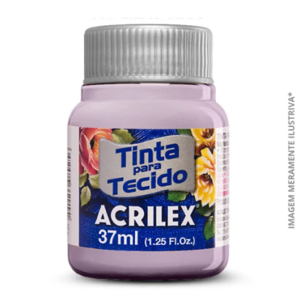 TINTA TECIDO FOSCA/37ML LILAS SECO