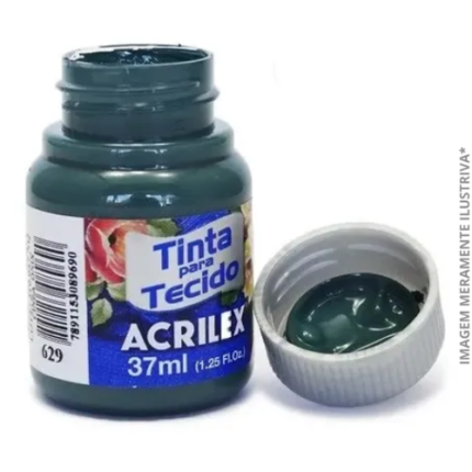 TINTA TECIDO FOSCA/37ML CINZA ONIX