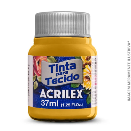 TINTA TECIDO FOSCA/37ML OCRE OURO