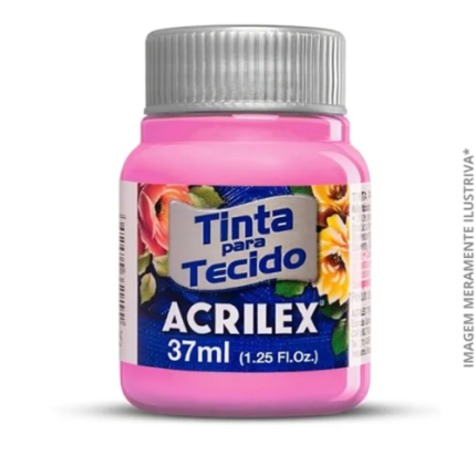 TINTA TECIDO FOSCA/37ML ROSA